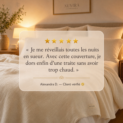 La Couverture 100% Mousseline de Coton