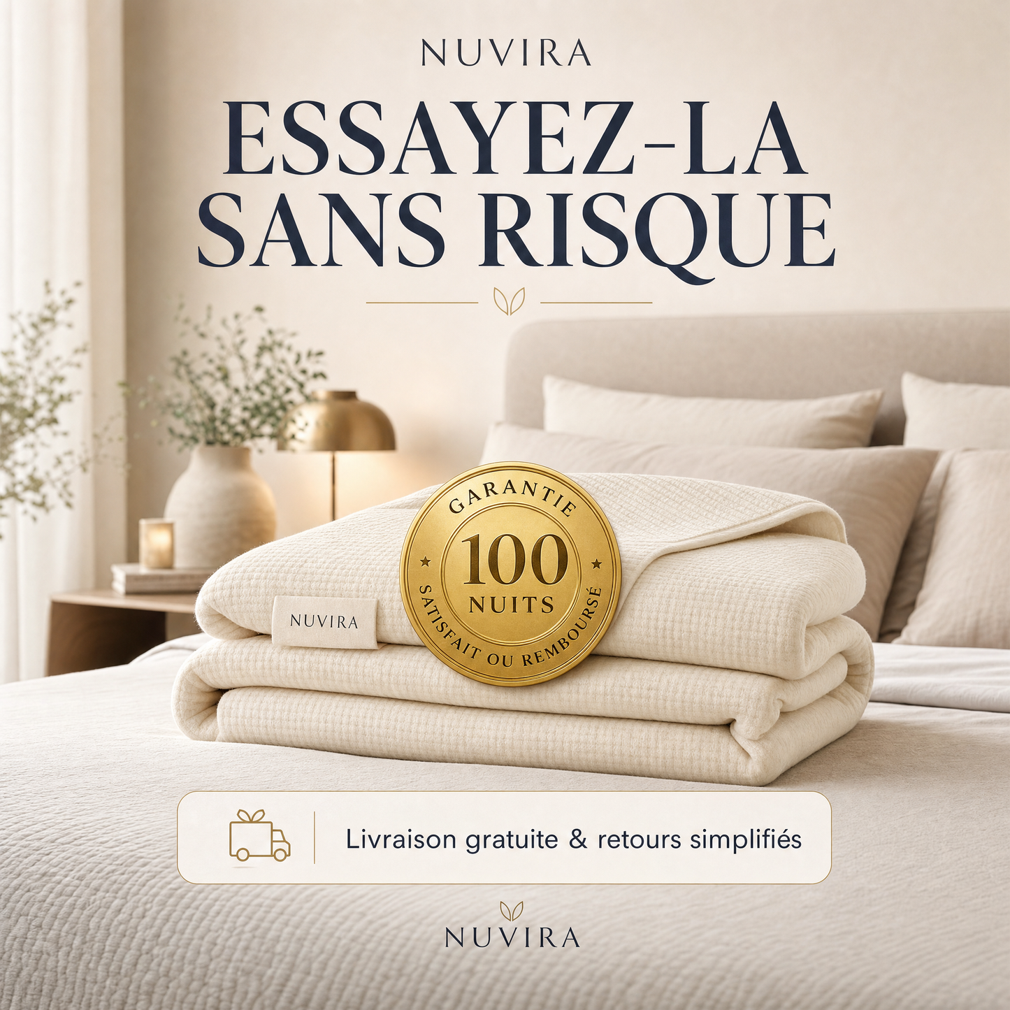 La Couverture 100% Mousseline de Coton